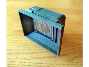 gopro lente cappuccio 3d print model - Mito3D