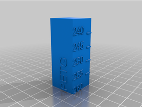 prusament petg calibración torre personalizado 3d print model - Mito3D