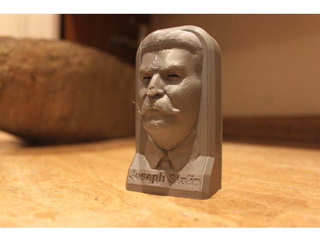 Giuseppe stalin fdm stampante sicuro fallimento freddo guerra capo scultura sovietico unione 3D print model - Mito3D