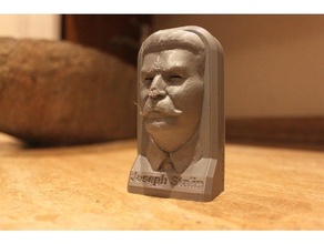 joseph stalin fdm printer safe bust cold war leader sculpture soviet union 3d print model - Mito3D
