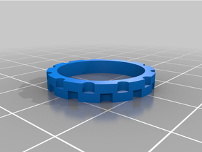 simple geometric ring geometrical design minimal minimalist minimalistic unisex 3d print model - Mito3D