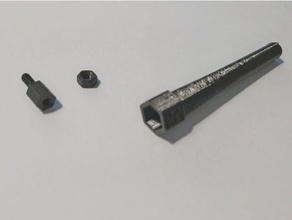 m2 + m3 nylon noz manga pilha zangão remoção chave ferramenta removedor 3d print model - Mito3D