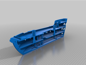 fragata 2 mestre navio 3d print model - Mito3D
