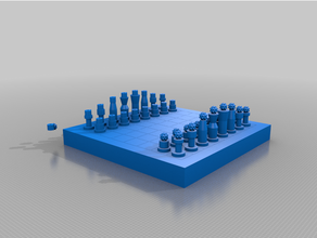 tp vs covid 19 ajedrez conjunto coronavirus 3d print model - Mito3D