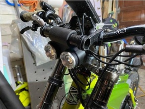 guidato bicicletta ebike faro luce 3d print model - Mito3D