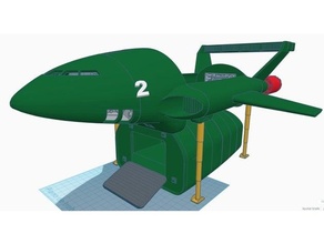 Thunderbird 2 3d print model - Mito3D