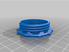 filter n95 cap holes 3d print model - Mito3D