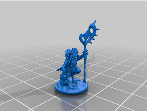 satyr wizard character dnd miniature dungeons dragons fantasy miniature satyr tabletop gaming 3d print model - Mito3D
