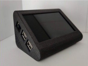 raspberry pi 3 2 octopi case hyperpixel touch screen octotouch octoprint 3d print model - Mito3D
