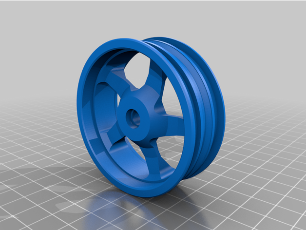 22 pulgada camino rc coche vehiculo llantas direccionales 12mm maleficio rueda radio controlar revisado 3D print model - Mito3D