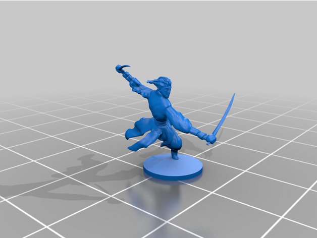 Kral bıçaklar 2 Zindanlar ejderhalar fantezi Jay Kristoff minyatürler masaüstü oyun 3D print model - Mito3D
