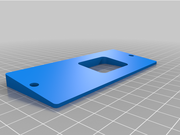 customized ringcom doorbell wedge mount 3D print model - Mito3D