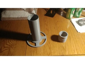 hatchbox filament spool paint holder 3d print model - Mito3D