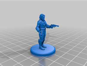 human rogue jax dnd miniature mini 3d print model - Mito3D