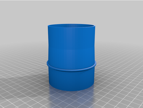 customized vacuum hose adaplaner dust adapterpter 3d print model - Mito3D