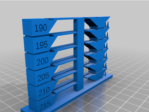 customized temperature tower 3d print model - Mito3D