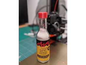 hot sauce bottle salt shaker 3d print model - Mito3D