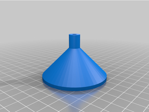 customized funneloil filler funnel 3d print model - Mito3D