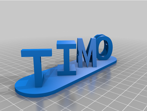 timo leah ilusionzer customized 3d print model - Mito3D