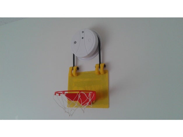 baloncesto aro alarma percha interior habitación Kobe nba 3D print model - Mito3D