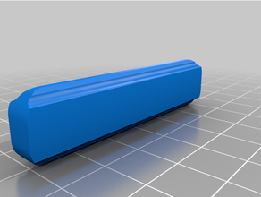 guia para patins linéaire guider palier rail soutenir 3d print model - Mito3D
