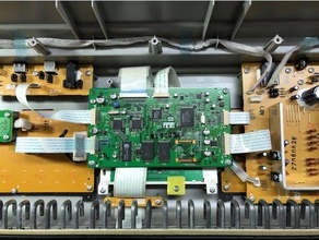 kelepçe ekran sorun Yamaha dgx 620 tuş takımı 3d print model - Mito3D