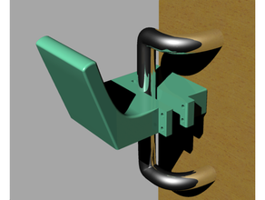 handless door opener cylindrical pull handles covid-19 covid19 door handle handless 3d print model - Mito3D