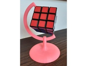 rubiks cube holder stander stand 3d print model - Mito3D