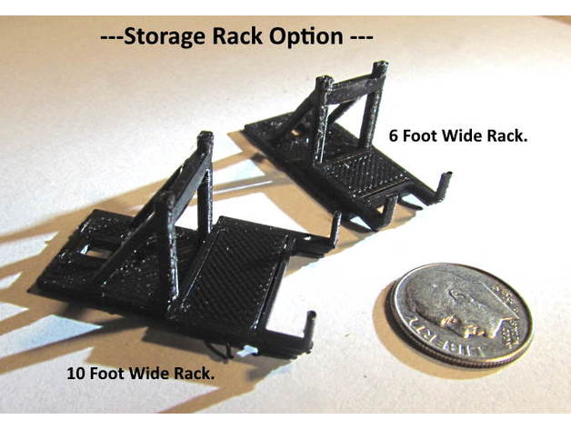 6 ayak 8 raf değiştirmek makine ölçek 3D print model - Mito3D