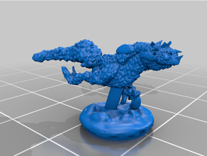 canavar koşucu karakter Zindanlar ejderhalar fantezi korku masaüstü oyun 3d print model - Mito3D