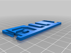personalizado molle etiqueta small chico 3d print model - Mito3D