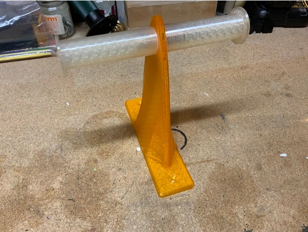 mur monté filament titulaire soutien cr 10 bobine 3D print model - Mito3D