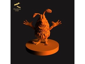 gracioso criatura booba dibujos animados personaje dnd mini miniatura mazmorras calabozos Dragones dragones pionero rpg 3d print model - Mito3D