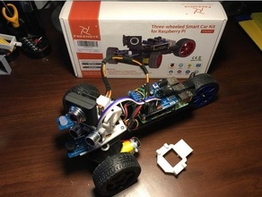 freenove camera mount pan tilt raspberry pi smart car 3d print model - Mito3D