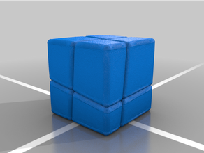 protuberanza cubo fermacarte 3d print model - Mito3D