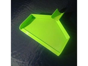 minimalist dustpan cleaning simple 3d print model - Mito3D