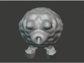 meatball creature meat yummy 3d print model - Mito3D