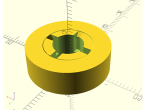 608 compatible bushing customizable 3d print model - Mito3D