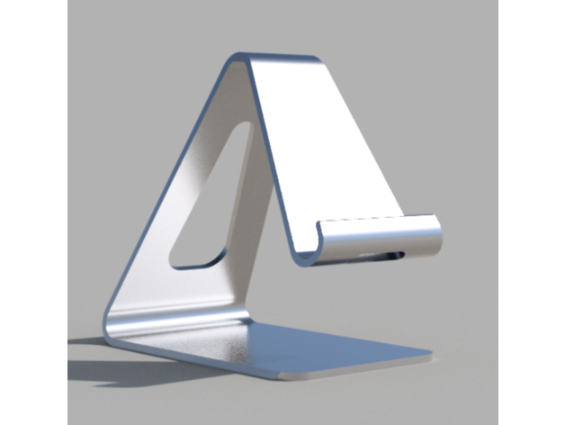 phone stand desktop 3D print model - Mito3D