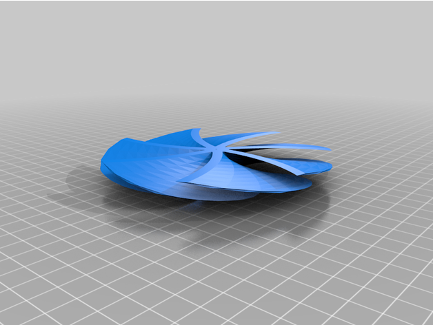 x7my personalizado openscad turbina hélice gerador 3D print model - Mito3D