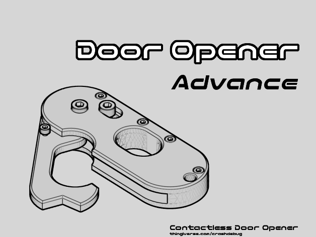 door opener advance 3D print model - Mito3D