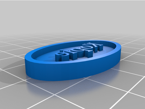 Stempel Copie caoutchouc 3d print model - Mito3D