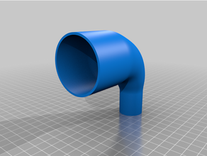 metabo bas 261 festool adapter - elbow 3d print model - Mito3D