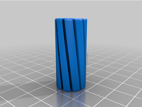 testes personalizado rede a8 espiral vaso linear casquilho 3d print model - Mito3D