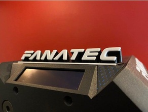 fanatec swept logo 3d print model - Mito3D