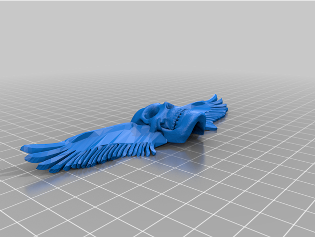 alas cráneo 3D print model - Mito3D
