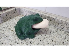 toad soap holder tray 3d print model - Mito3D
