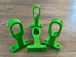 apoyo barre guardarropa vendaje unión cartel rango 3d print model - Mito3D