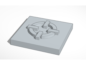 adepto titanicus ordem símbolo 3d print model - Mito3D