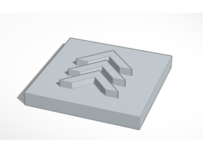 adepto titanicus passo largo ordem símbolo 3d print model - Mito3D
